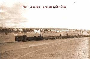 Mecheria - train la rafale 